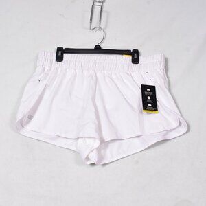 Zelos Medium Impact Women's Athletic White Shorts NWT Size XL